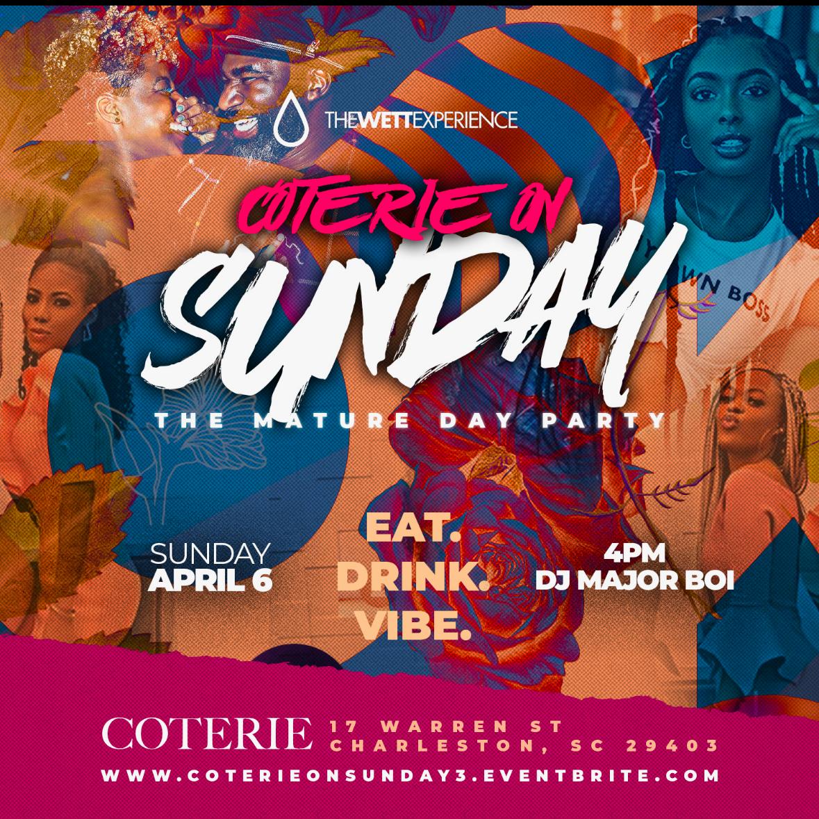 Coterie on Sunday: The Mature Day Party