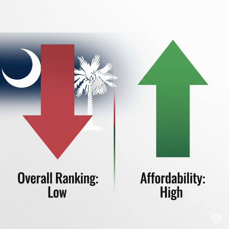 New Study Ranks South Carolina in the Bottom 10 for Livability, But Shines in Affordability