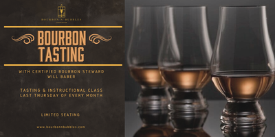 Bourbon Tasting with certified steward Will Baber