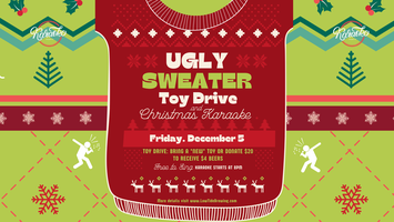 Ugly Sweater Toy Drive & Karaoke Party