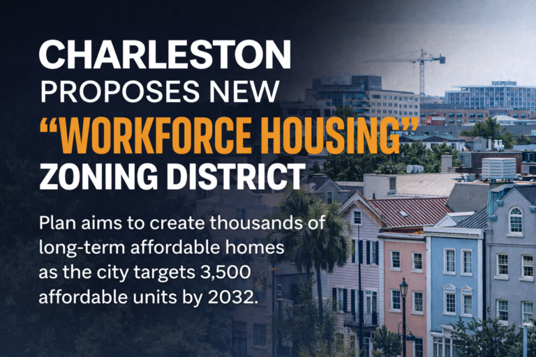 Charleston’s New Housing Proposal: A “Permanent Workforce Housing” District Could Change the Rules